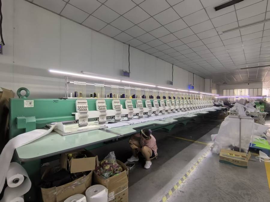 Used embroidery machine
